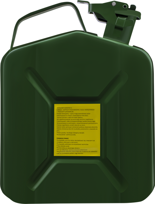 Canistra metalica 5L pentru benzina si motorina verde (KD5442) [5]