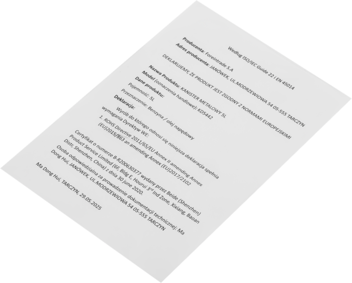 Canistra metalica 5L pentru benzina si motorina verde (KD5442) [10]