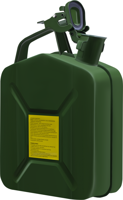 Canistra metalica 5L pentru benzina si motorina verde (KD5442) [9]