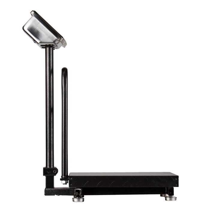 Cantar electronic cu platforma si spatar, LCD iluminat, baterie incorporata, memorare 5 preturi (M90165) [4]