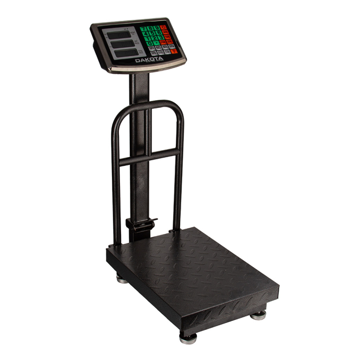 Cantar electronic cu platforma si spatar, LCD iluminat, baterie incorporata, memorare 5 preturi (M90165) [8]