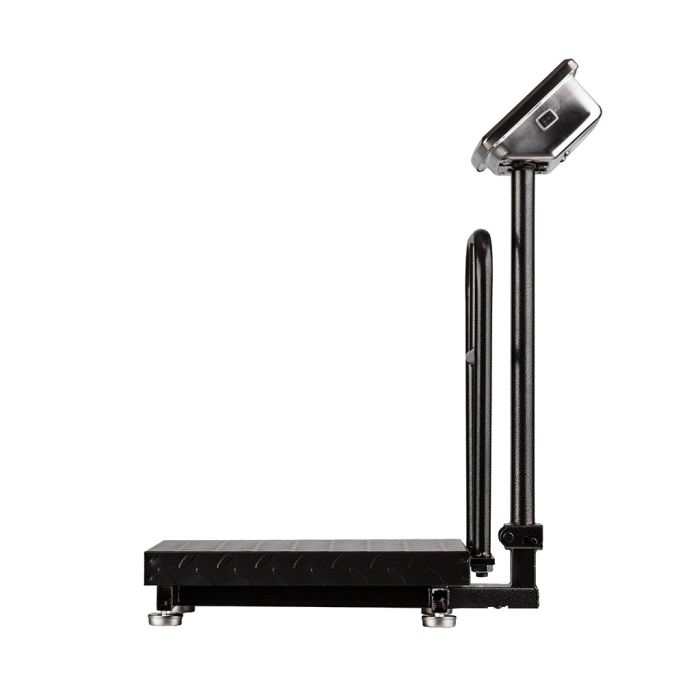 Cantar electronic cu platforma si spatar, LCD iluminat, baterie incorporata, memorare 5 preturi (M90165) [2]