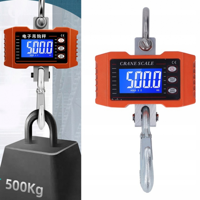 Cantar electronic portabil 1000kg tip macara digital cu carlig (BHROC4609) [11]