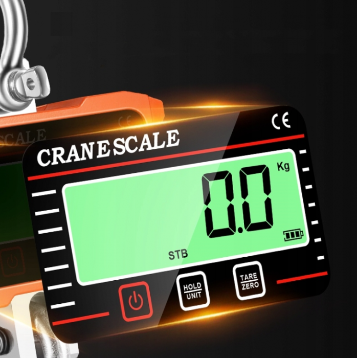 Cantar electronic portabil 2000kg tip macara digital cu carlig si telecomanda (PDP05) [7]