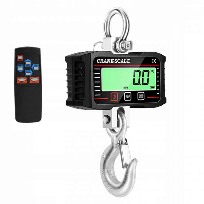 Cantar electronic portabil 2000kg tip macara digital cu carlig si telecomanda (RSYLMX) [1]