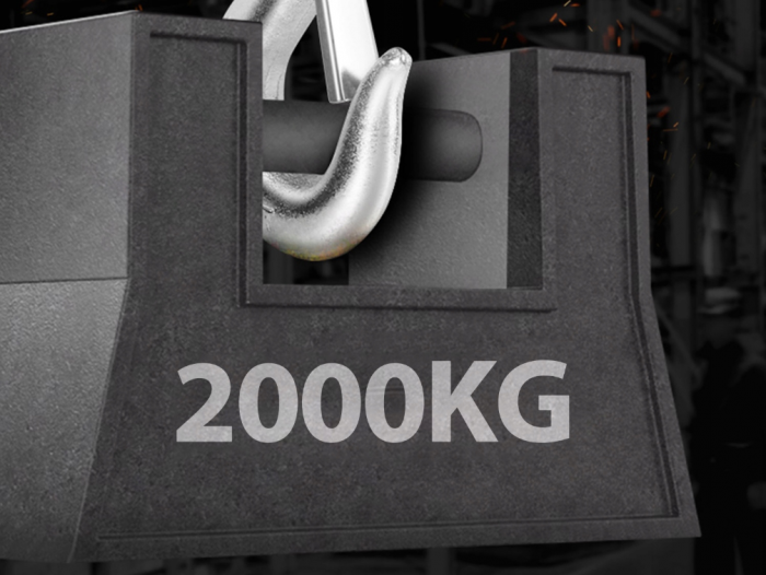Cantar electronic portabil 2000kg tip macara digital cu carlig si telecomanda (RSYLMX) [4]