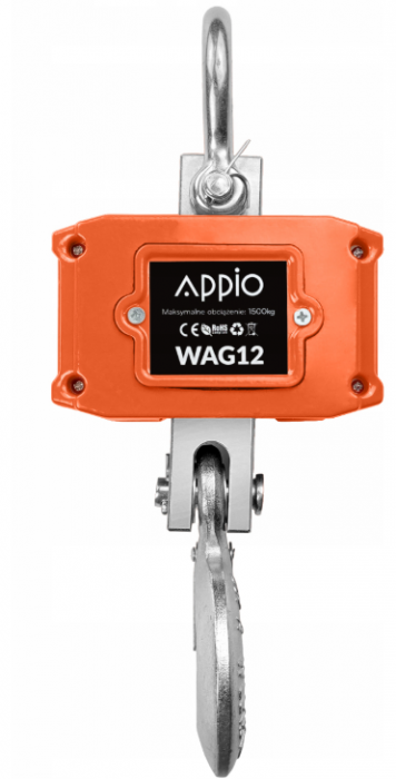 Cantar electronic portabil 2000kg tip macara digital cu carlig si telecomanda (WAG13) [4]