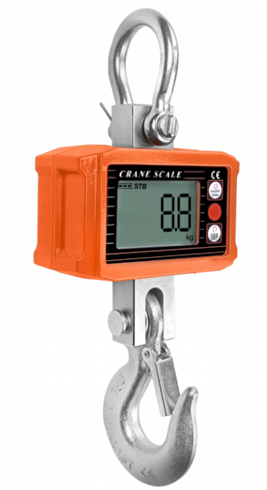 Cantar electronic portabil 2000kg tip macara digital cu carlig si telecomanda (WAG13) [9]