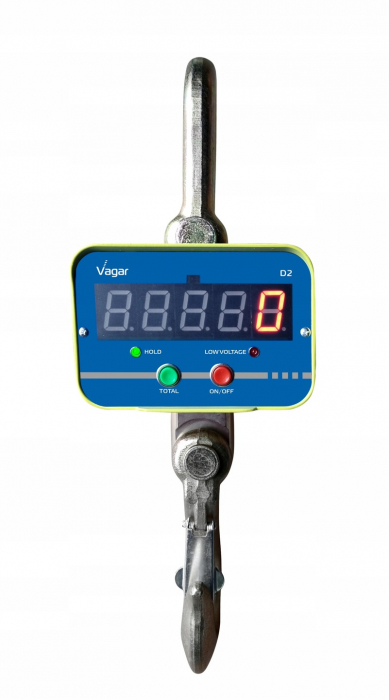 Cantar electronic portabil 3000kg tip macara digital cu carlig si telecomanda (D23000) [4]