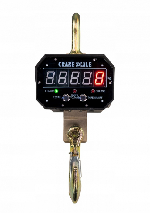 Cantar electronic portabil 3000kg tip macara digital cu carlig si telecomanda (OCS-3T) [3]