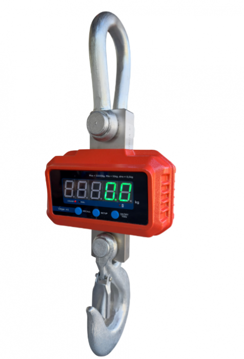 Cantar electronic portabil 3000kg tip macara digital cu carlig si telecomanda (VAGARH3) [3]