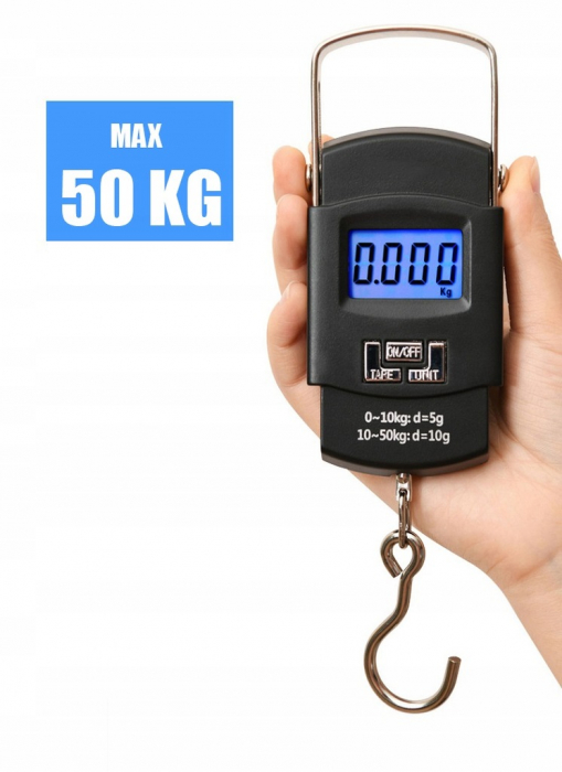 Cantar electronic portabil 50kg tip macara digital (V06120) [7]