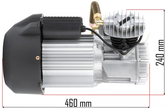 Cap compresor 392L/min cu motor electric 3kW 50L 150L (PM-KO-50T-V2-SPR) [2]