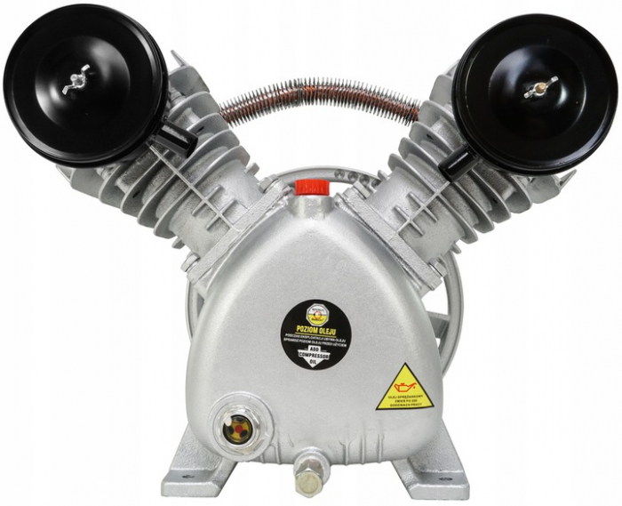 Cap compresor aer cu 2 cilindri pistoane 65mm pentru 2.2kW 50-150L (V81132) [2]