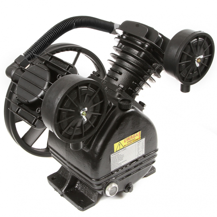 Cap compresor aer cu 2 cilindri pistoane pentru 2.2kW 50-150L 400Lmin (M806771) [10]
