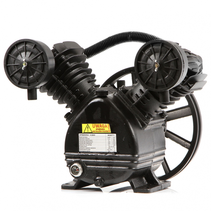 Cap compresor aer cu 2 cilindri pistoane pentru 2.2kW 50-150L 400Lmin (M806771) [2]
