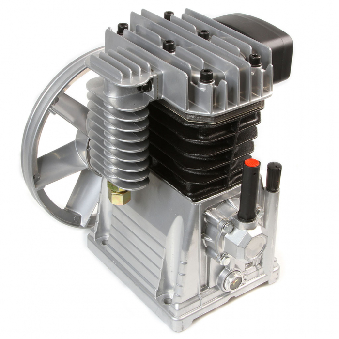 Cap compresor aer cu 2 cilindri pistoane pentru 2.2kW 400L min (M806861) [8]