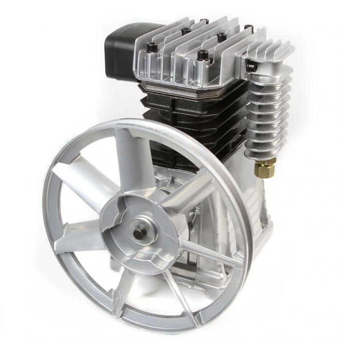 Cap compresor aer cu 2 cilindri pistoane pentru 2.2kW 400L min (M806861) [9]