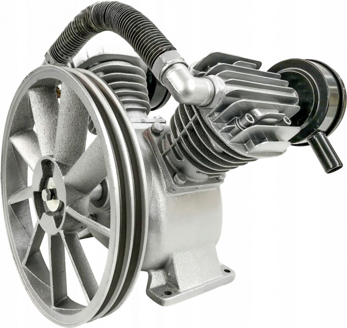 Cap compresor aer cu 2 cilindri pistoane pentru 4kW 150-200L 600Lmin (V81133) [2]
