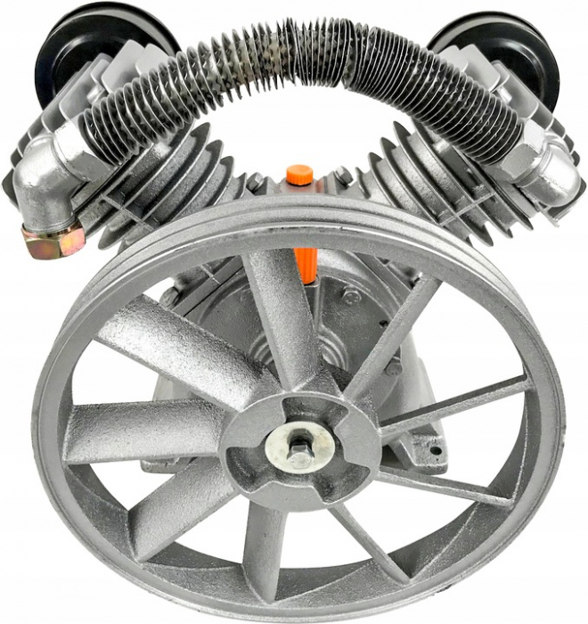 Cap compresor aer cu 2 cilindri pistoane pentru 4kW 150-200L 600Lmin (V81133) [4]