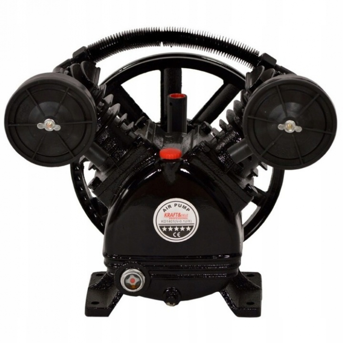 Cap compresor aer cu 2 cilindri pistoane pentru 4kW 480L min (KD1403) [2]