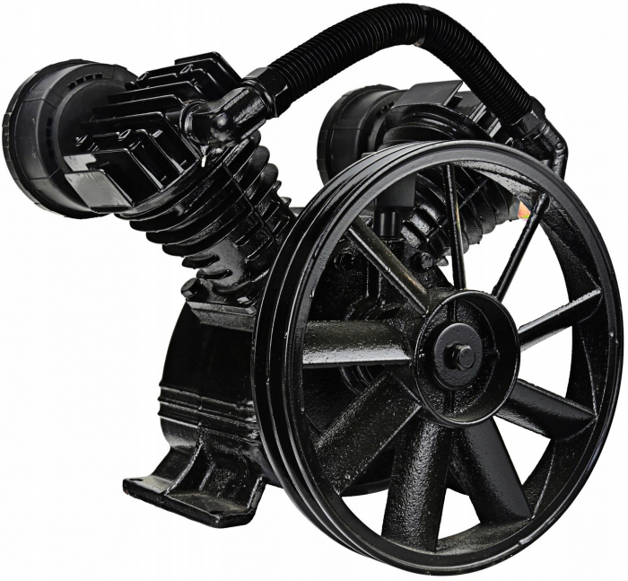 Cap compresor aer cu 2 cilindri pistoane pentru 4kW 860L min (KD1404) [2]