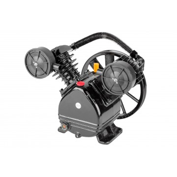 Cap compresor aer cu 2 pistoane de 65mm debit 300-500 l/min presiune maxima 10 Bar 13mm pentru butelie 50-200L (V2065) [4]