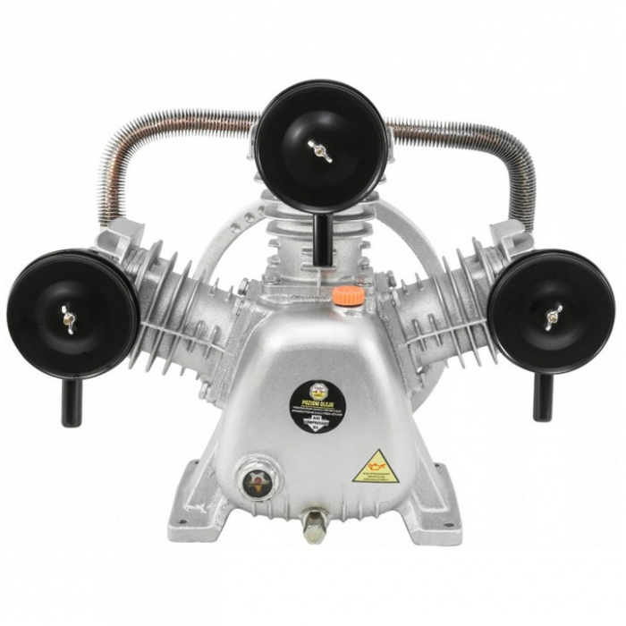 Cap compresor aer cu 3 cilindri pistoane pentru 3kW 150-200L 360Lmin (V81134) [6]
