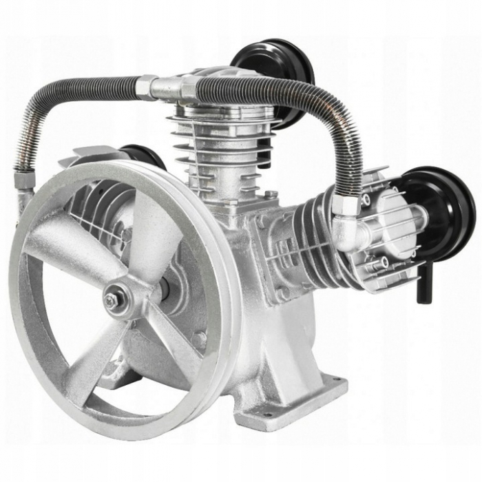 Cap compresor aer cu 3 cilindri pistoane pentru 3kW 150-200L 360Lmin (V81134) [2]