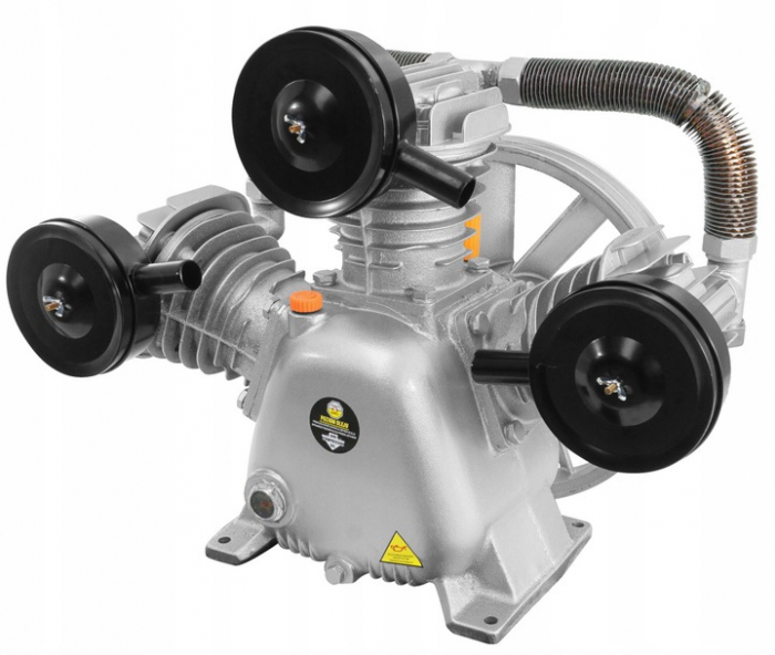 Cap compresor aer cu 3 cilindri pistoane pentru 7.5kW 150-200L 900Lmin (V81135) [8]