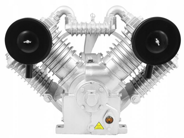 Cap compresor aer cu 4 cilindri pistoane pentru 10kW 200-500L 1350Lmin 12.5bar (V81138) [2]
