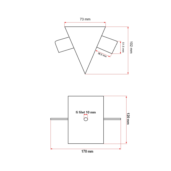 Cap cruce despicator lemne 5-7 Tone (DISDC72) [5]