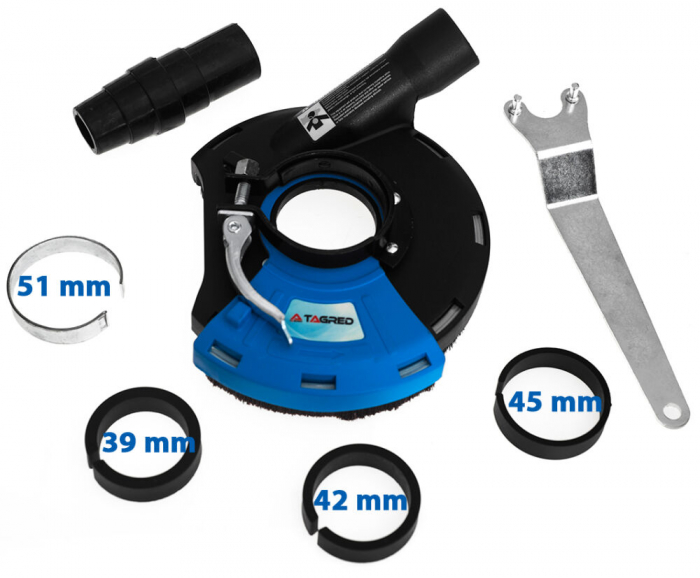 Capac adaptor aparator aspirare praf slefuit flex polizor unghiular 115mm 125mm (TA1113) [1]
