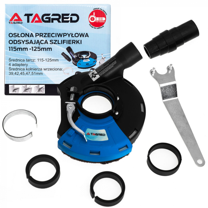 Capac adaptor aparator aspirare praf slefuit flex polizor unghiular 115mm 125mm (TA1113) [2]