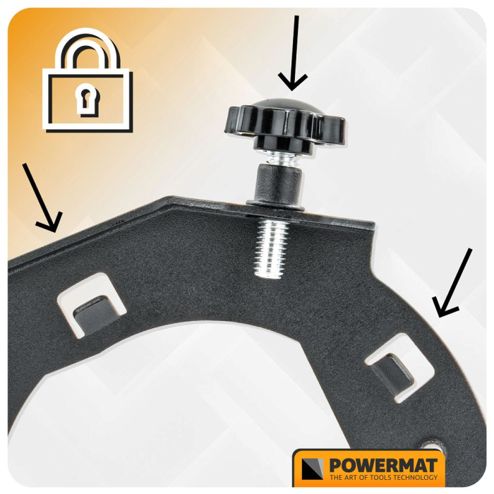 Capac aspirare praf pentru slefuit 115-125mm adaptor universal PM1414 (PM-OSK-125MN) [18]