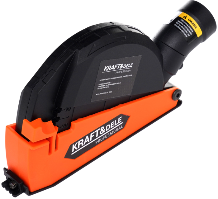 Capac aspirare praf polizor 125 mm, reglaj 7-34 mm, iesire 36 mm, adaptoare incluse (KD1979) [5]