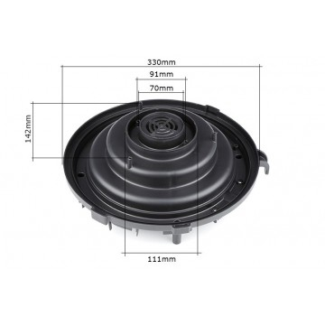 Capac superior si carcasa turbina pentru aspirator industrial ER2000 (ER2000-2) [6]