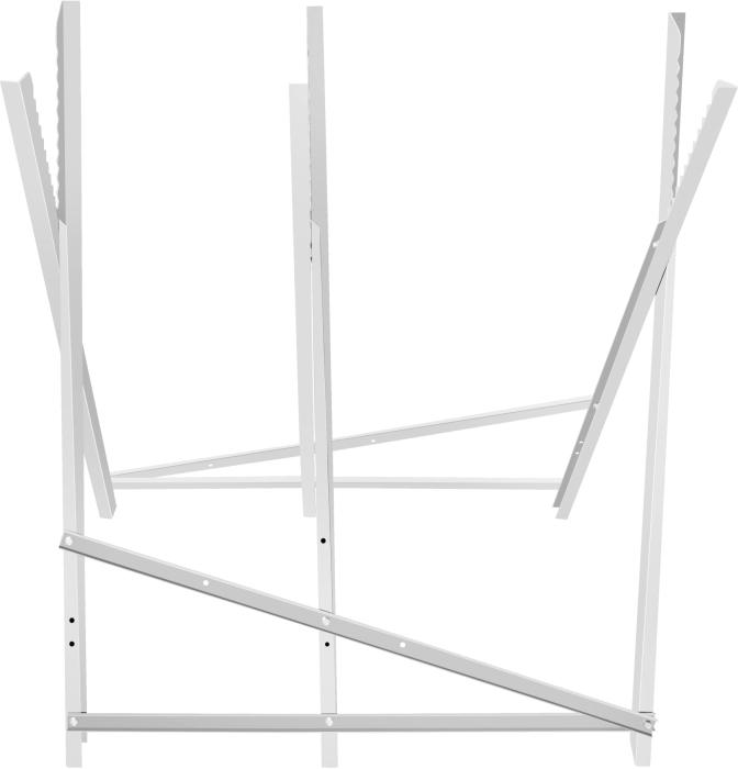 Capra metalica taiere lemn 120 kg, otel galvanizat, pliabila, brate reglabile (KD11890) [5]