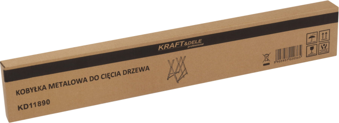 Capra metalica taiere lemn 120 kg, otel galvanizat, pliabila, brate reglabile (KD11890) [3]
