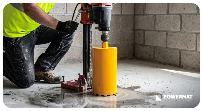 Carota diamantata pentru beton si beton armat 230x450 mm cu 16 segmente si filet 1.1/4 UNC PM1564 (PM-DWK-230x450M) [8]