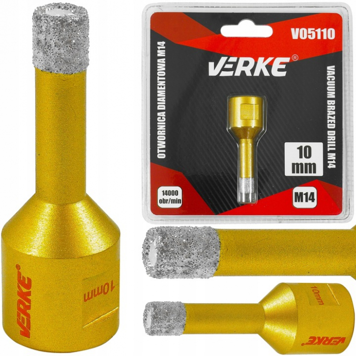 Carota diamantata piatra gresie faianta beton 10mm M14 (V05110) [1]
