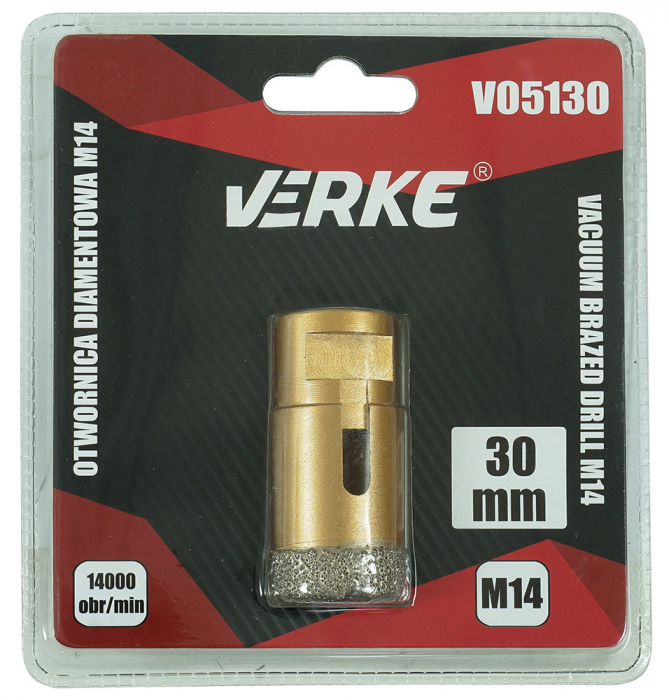Carota diamantata piatra gresie faianta beton 30mm M14 (V05130) [3]