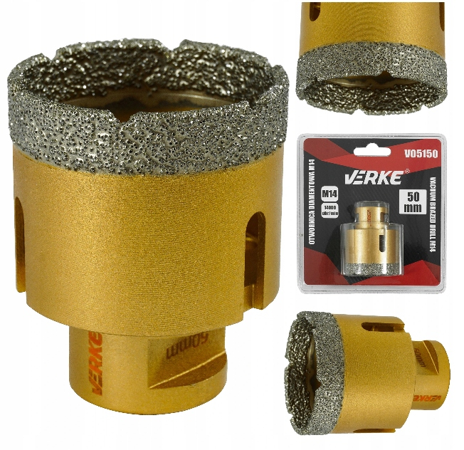 Carota diamantata piatra gresie faianta beton 50mm M14 (V05150) [1]