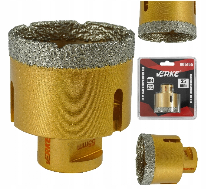 Carota diamantata piatra gresie faianta beton 55mm M14 (V05155) [1]