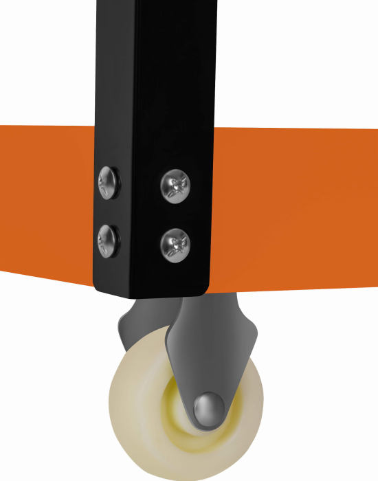 Carucior atelier cu 3 rafturi din otel si roti pentru organizare scule (KD1092) [7]