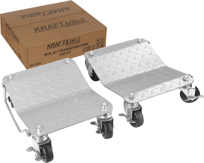 Carucior cu role transport atelier 2 bucati 680 kg (KD12681) [3]