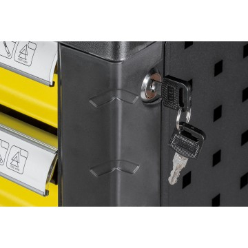 Carucior de atelier si dulap scule mobil cu 7 sertare, echipare 156 piese din otel CrV (AS-156) [13]