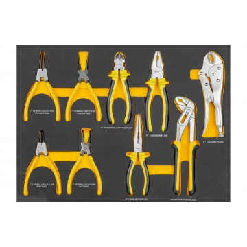 Carucior de atelier si dulap scule mobil cu 7 sertare, echipare 156 piese din otel CrV (AS-156) [5]