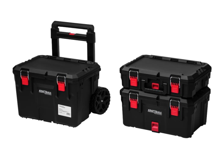 Carucior de Unelte cu 3 Cutii (KD1077) [9]