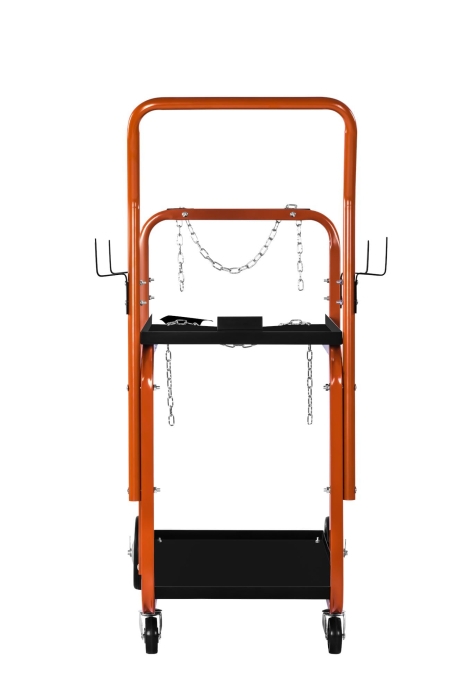 Carucior masa pentru aparat sudura manevrare pe roti cu rafturi suport butelie (KD372) [4]